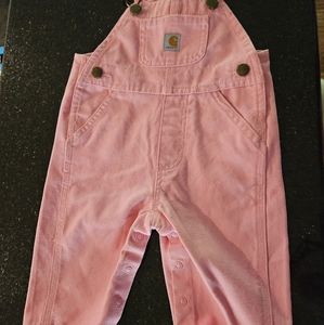 Carhartt bibs 0-3 month